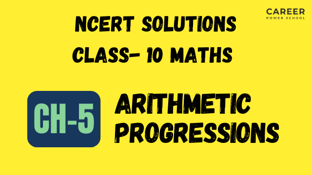 NCERT Solutions for Class 10 Maths Chapter 5 PDF