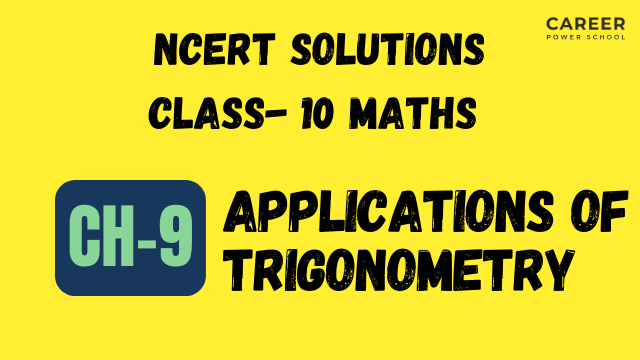 Chapter 9, Some Applications of Trigonometry